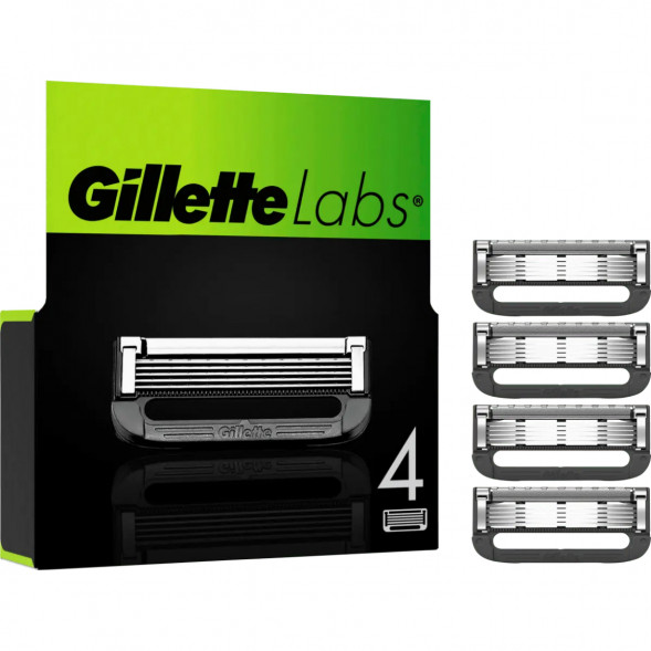 Лезвия для бритвы Gillette Labs, 4 шт. в Белгороде