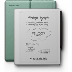 Графический планшет reMarkable Paper Pure+Marker Plus+Sleeve Folio, Mist Green