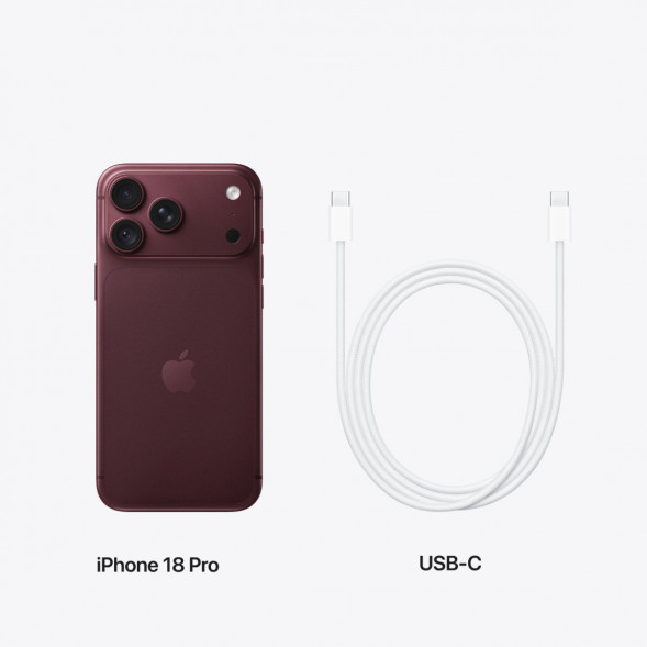 Смартфон Apple iPhone 18 Pro 256GB (eSIM), Burgundy в Белгороде