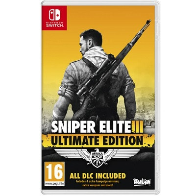 Игра Sniper Elite 3 Ultimate Edition для Nintendo Switch, картридж в Белгороде
