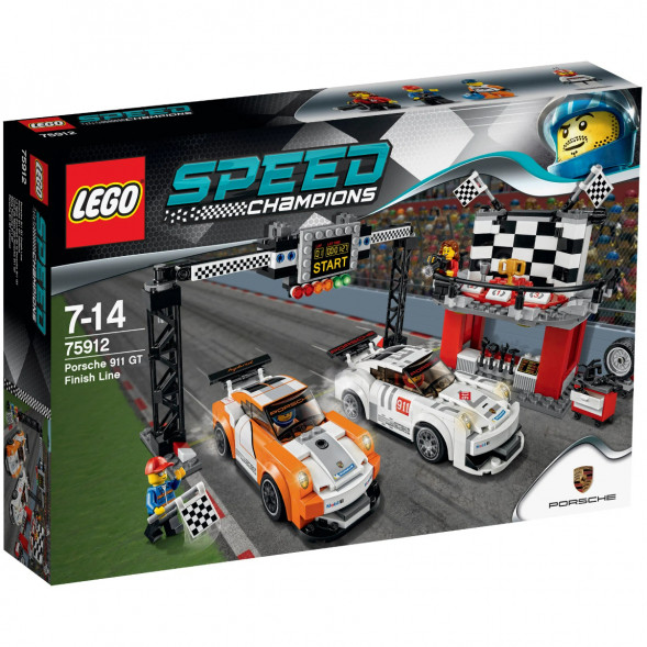 Конструктор LEGO Speed Champions 75912 Финишная линия гонки Porsche 911 GT в Белгороде