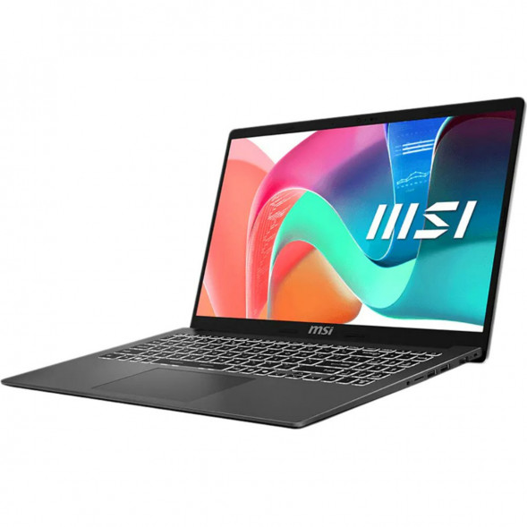 Ноутбук MSI Modern 15 F1MXG-1280RU (15.6&amp;quot;, IPS, Intel Core 7 150U, 10 ядер, 16 ГБ DDR5, SSD 512 ГБ, Intel Iris Xe Graphics, Windows 11), чёрный в Белгороде