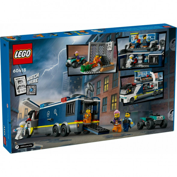 Конструктор LEGO City 60418 Полицейский грузовик криминалистической лаборатории в Белгороде