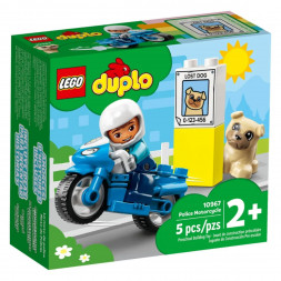 Конструктор LEGO DUPLO 10967 Полицейский мотоцикл