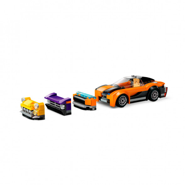 Конструктор LEGO City 60408 Грузовик-автовоз со спортивными автомобилями в Белгороде
