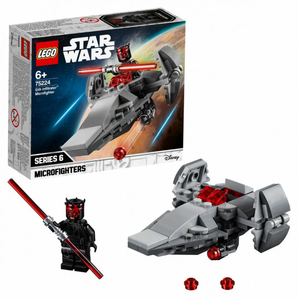 Конструктор LEGO Star Wars 75224 Микрофайтеры Корабль-лазутчик ситхов в Белгороде
