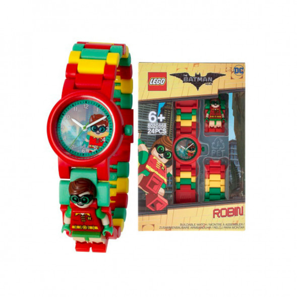 Часы LEGO Super Heroes 8020868 Batman Movie Робин с минифигуркой в Белгороде