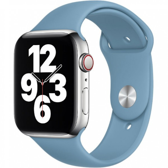 Ремешок для Apple Watch 44mm Northern Blue Sport Band (MYD32ZM/A), скандинавский синий в Белгороде