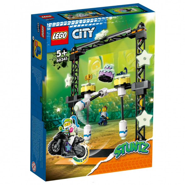 Конструктор LEGO City 60341 Трюковое испытание «Нокдаун» в Белгороде
