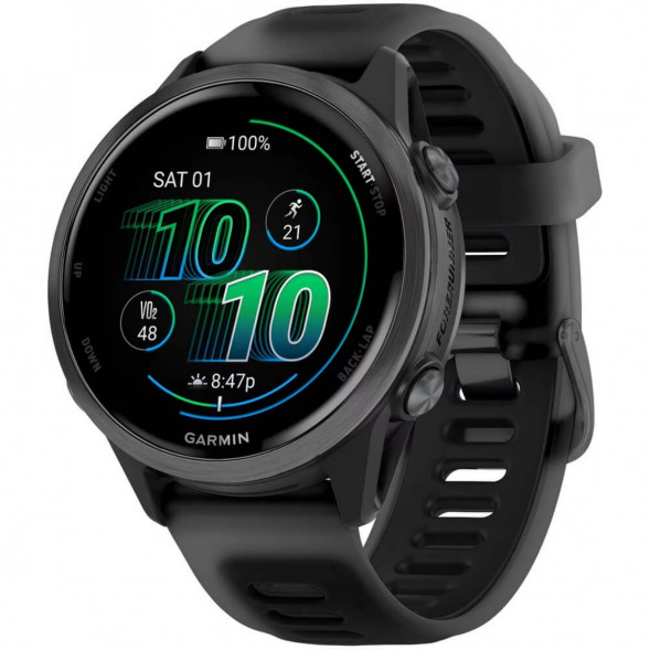 Умные часы Garmin Forerunner 570 42 мм Slate Grey Aluminium/Translucent Black 010-02970-00 в Белгороде