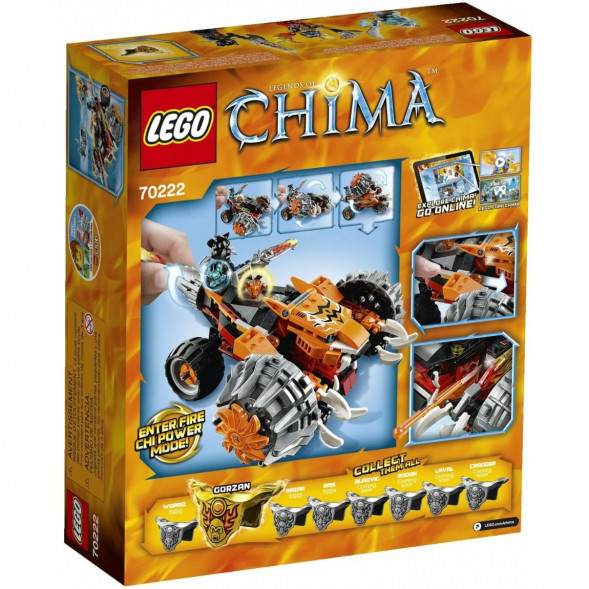Конструктор LEGO Legends of Chima 70222 Огненный Вездеход Тормака в Белгороде