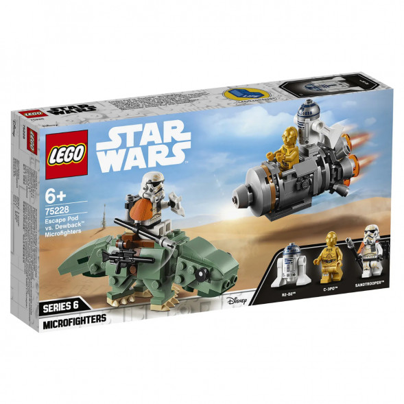 Конструктор LEGO Star Wars 75228 Спасательная капсула Микрофайтеры дьюбэк в Белгороде