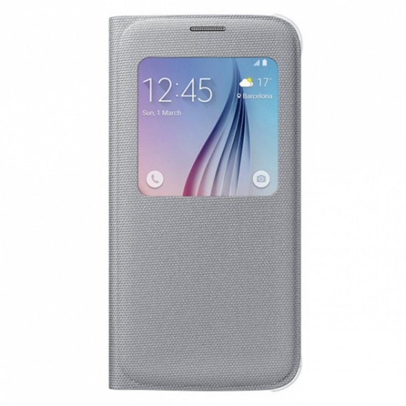 Чехол для Samsung Galaxy S6 S-View Cover (EF-CG920BSE), Silver в Белгороде