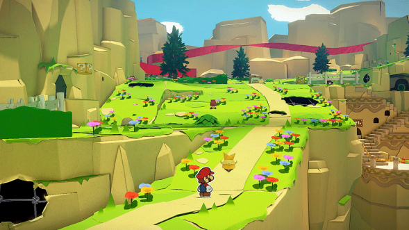 Игра Paper Mario: The Origami King [Nintendo Switch, английская версия] в Белгороде