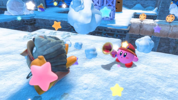 Игра Kirby and the Forgotten Land + Star-Crossed World [Nintendo Switch 2, английская версия] в Белгороде