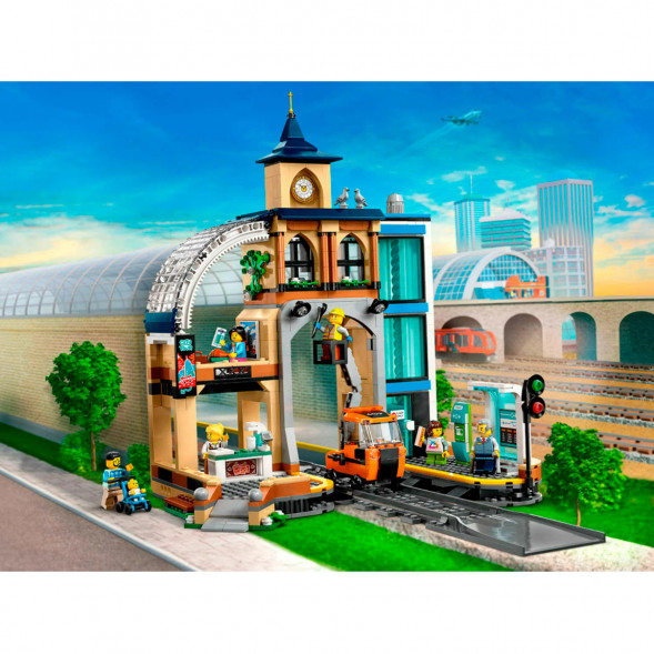 Конструктор LEGO City 60469 Центральный железнодорожный вокзал в Белгороде