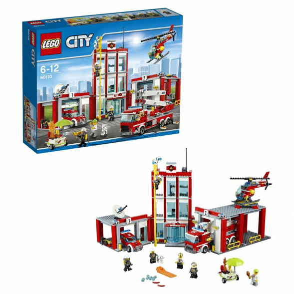 Конструктор LEGO City 60110 Пожарная часть в Белгороде