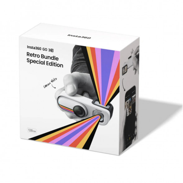 Экшн-камера Insta360 Go 3S Retro Bundle Special Edition 64ГБ, White в Белгороде