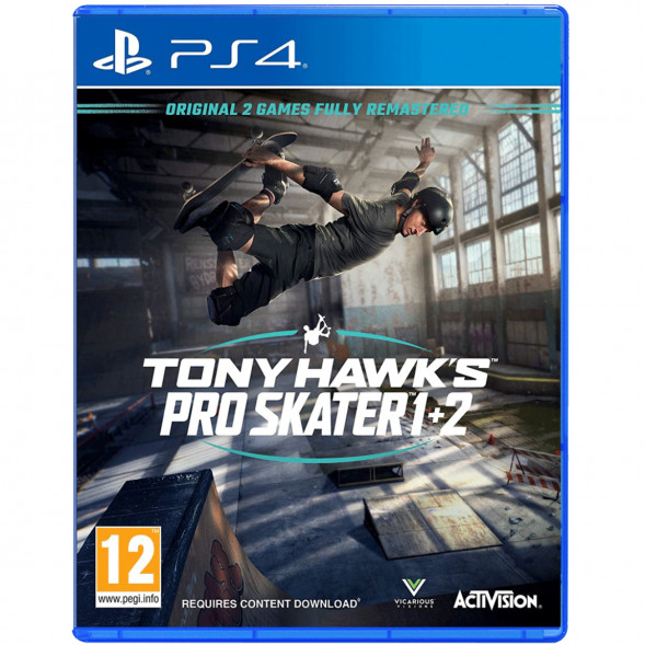 Игра Tony Hawk&amp;#039;s Pro Skater 1 + 2 [PS4, английская версия] в Белгороде