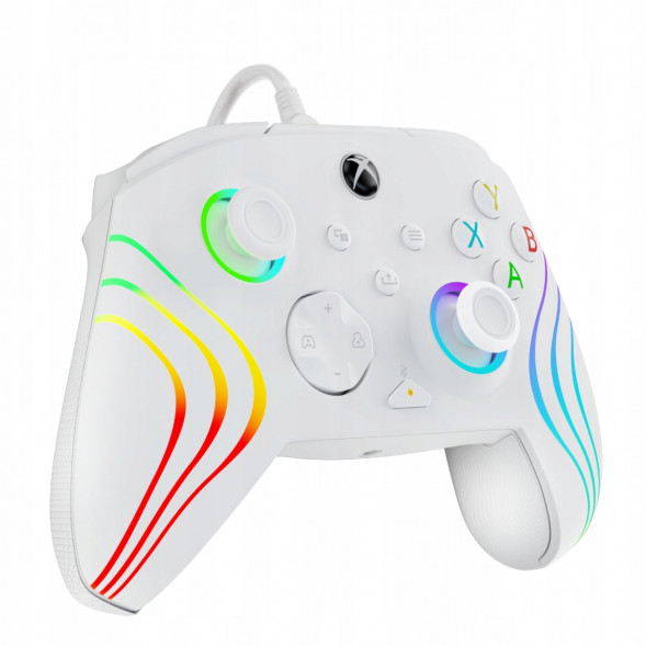 Геймпад проводной PDP для Xbox Afterglow Wave, White в Белгороде