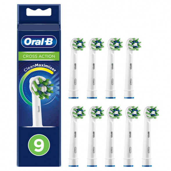 Насадки на зубные щетки Oral-B Cross Action, 9 шт. в Белгороде