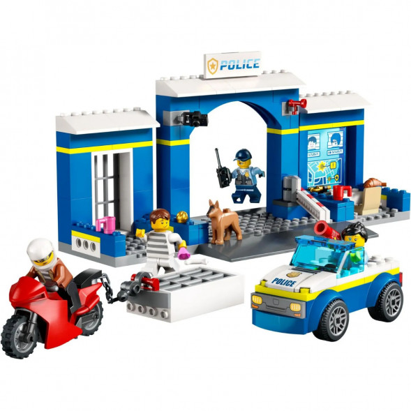 Конструктор LEGO City 60370 Побег из полицейского участка в Белгороде