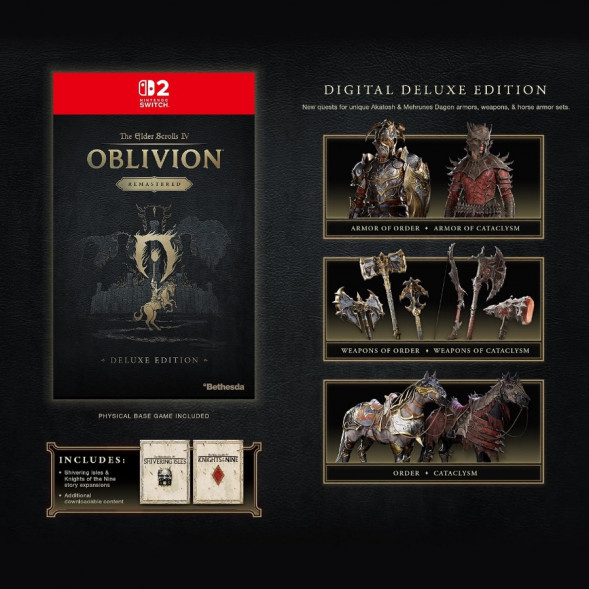 Игра The Elder Scrolls IV: Oblivion Remastered. Deluxe Edition [Nintendo Switch 2, английская версия] в Белгороде