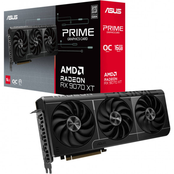 Видеокарта ASUS Radeon RX 9070 XT Prime OC 16Gb (PRIME-RX9070XT-O16G) в Белгороде