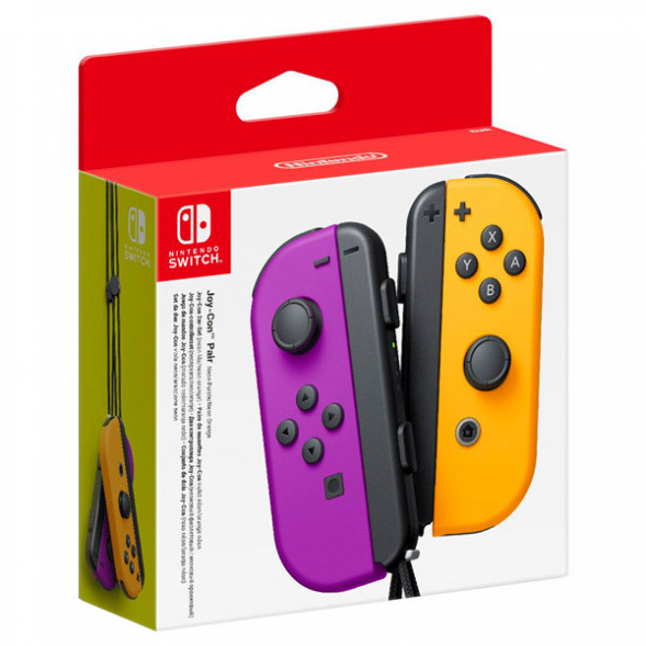 Геймпад Nintendo Switch Joy-Con controllers Duo, фиолетовый/оранжевый в Белгороде