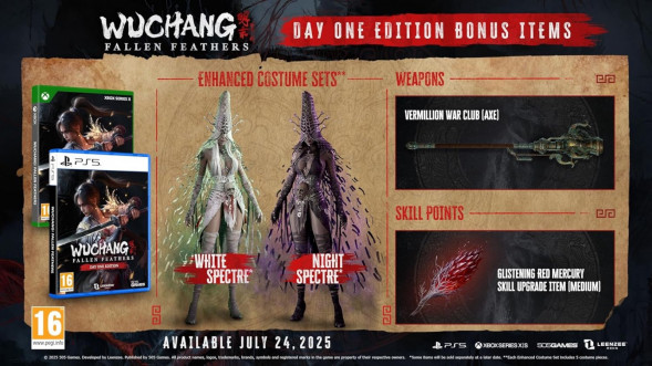 Игра Wuchang: Fallen Feathers. Day One Edition [PS5, русские субтитры] в Белгороде
