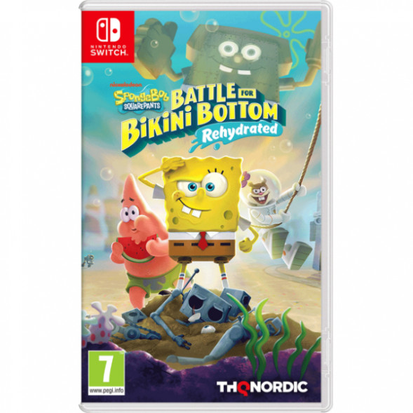 Игра SpongeBob SquarePants: Battle for Bikini Bottom - Rehydrated [Nintendo Switch, русские субтитры] в Белгороде