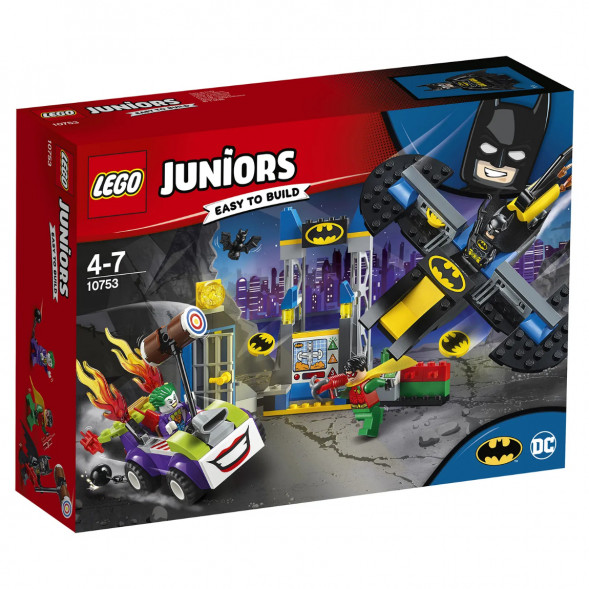 Конструктор LEGO Juniors 10753 Нападение Джокера на Бэтпещеру в Белгороде