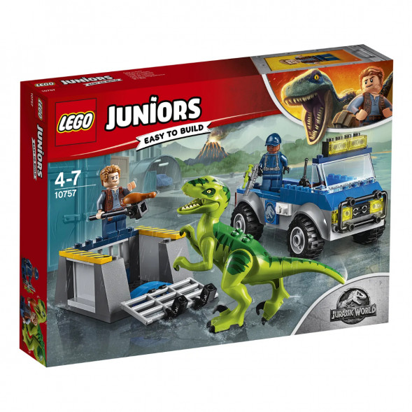 Конструктор LEGO Juniors 10757 Грузовик спасателей для перевозки раптора в Белгороде